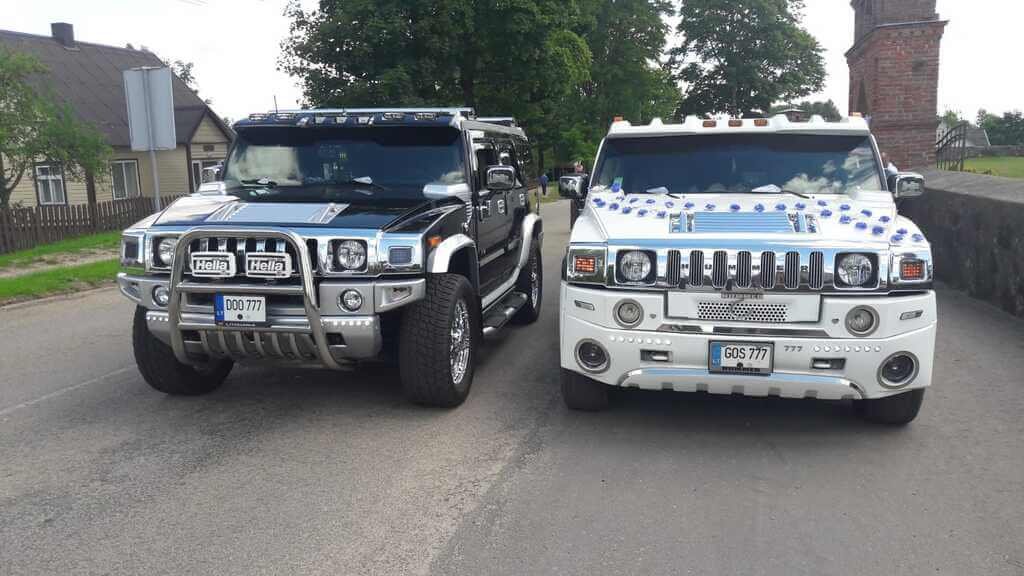2 Hummer H2 limuzinai Kaune