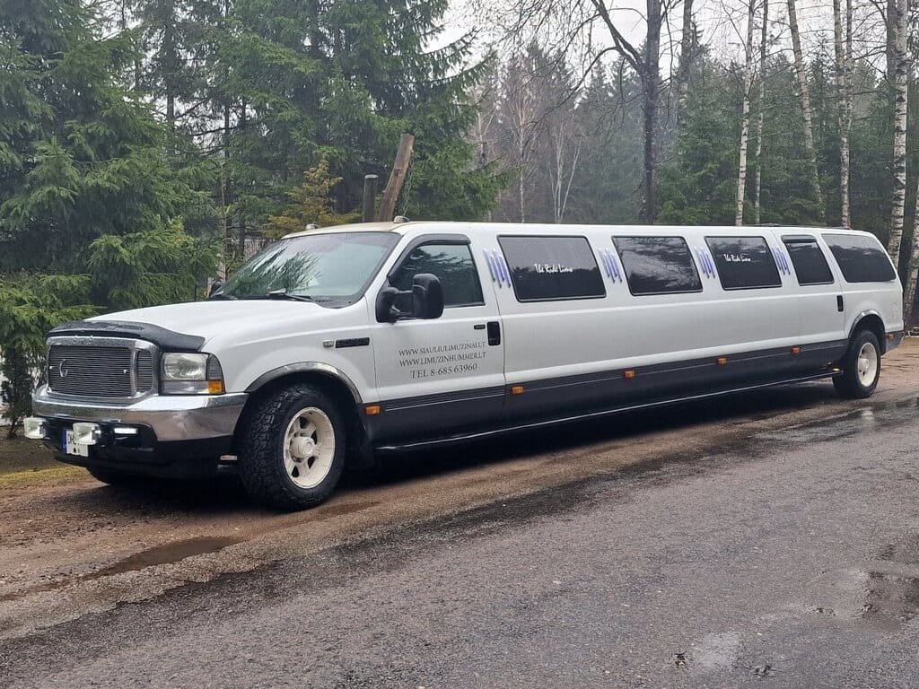 20-22 vietu limuzinas galima sakyti miskuose