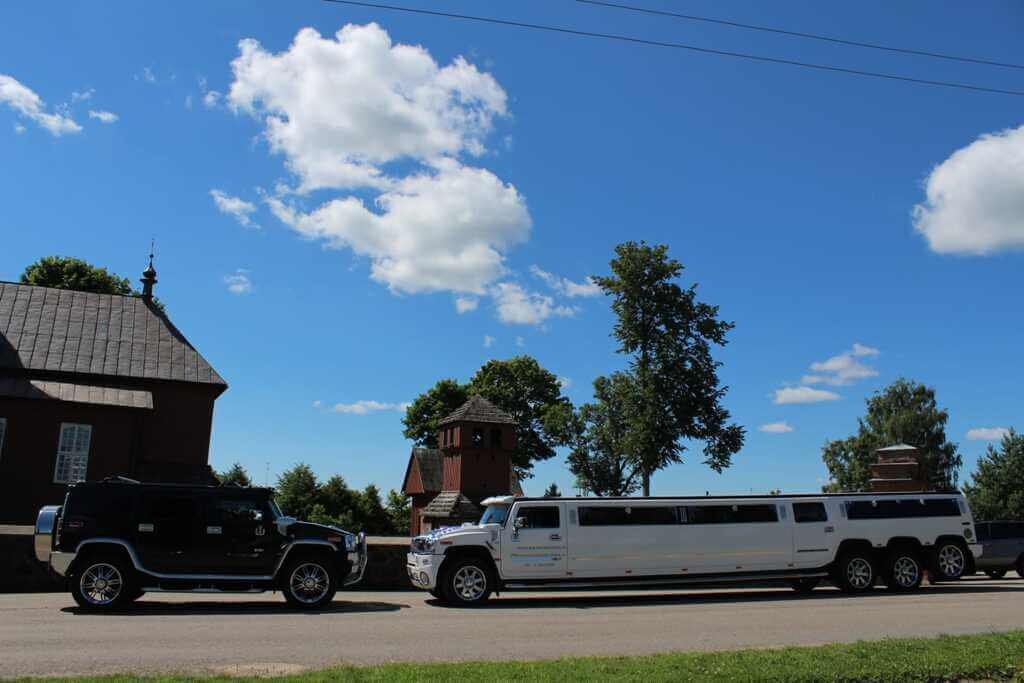 Limuzinai Vilniuje grazioje vietoje