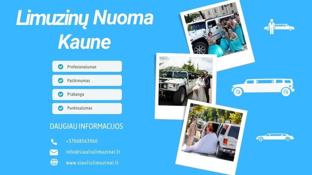 Limuzinų nuoma Kaune pagrindinė