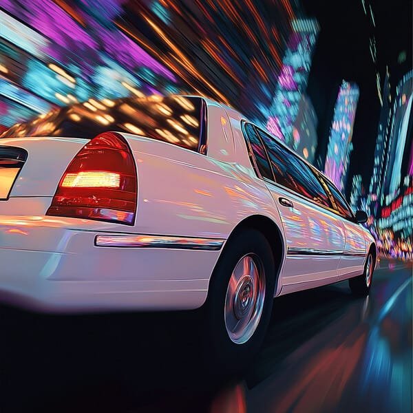 Naktinis Miestas Limuzine