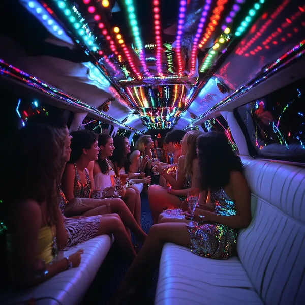 Naktinis Pasivažinėjimas Mieste Svečių Apsuptyje