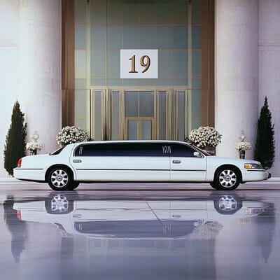 baltas limuzinas ir 19 metu patirtis limuzinu nuomoje